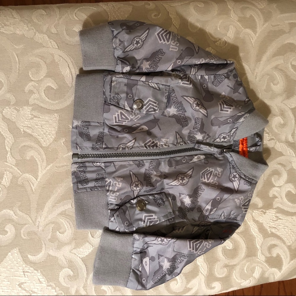 Baby Boy Grey Jacket Size 3-6M